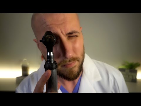 ASMR Ear, Nose, and Throat Exam, With Ear Cleaning