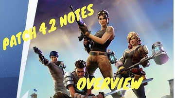 Fortnite STW Patch 4.2 Notes Overview