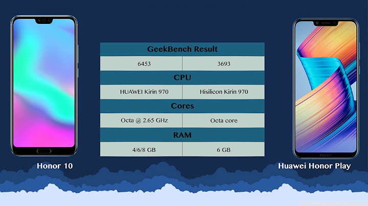 So sánh honor 10 và honor play