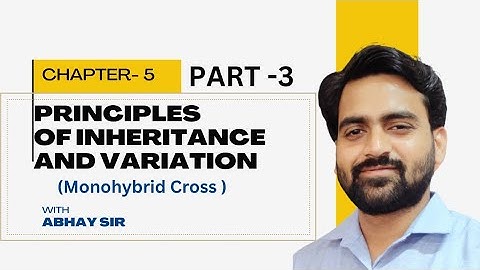 Monohybrid Cross | NCERT| NEET | CBSE | CUET |12th Biology|Principles of Inheritance and Variations|