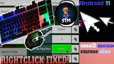small mouse cursor Mcpe || new apk || New trick || right click fix || 👍 🔥🔥🔥 PlaymatePro
