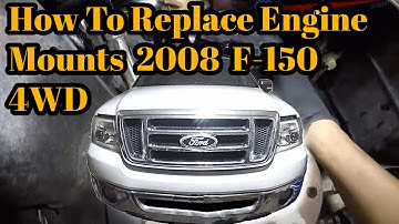 Replacing Engine Mounts: 4WD 2004-2008 Ford F150 WITHOUT removing Manifold/Exhaust | SUPER DIY