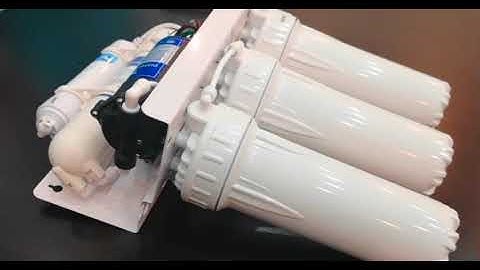 5 Stage RO Water purifier installation  Membrane Solutions