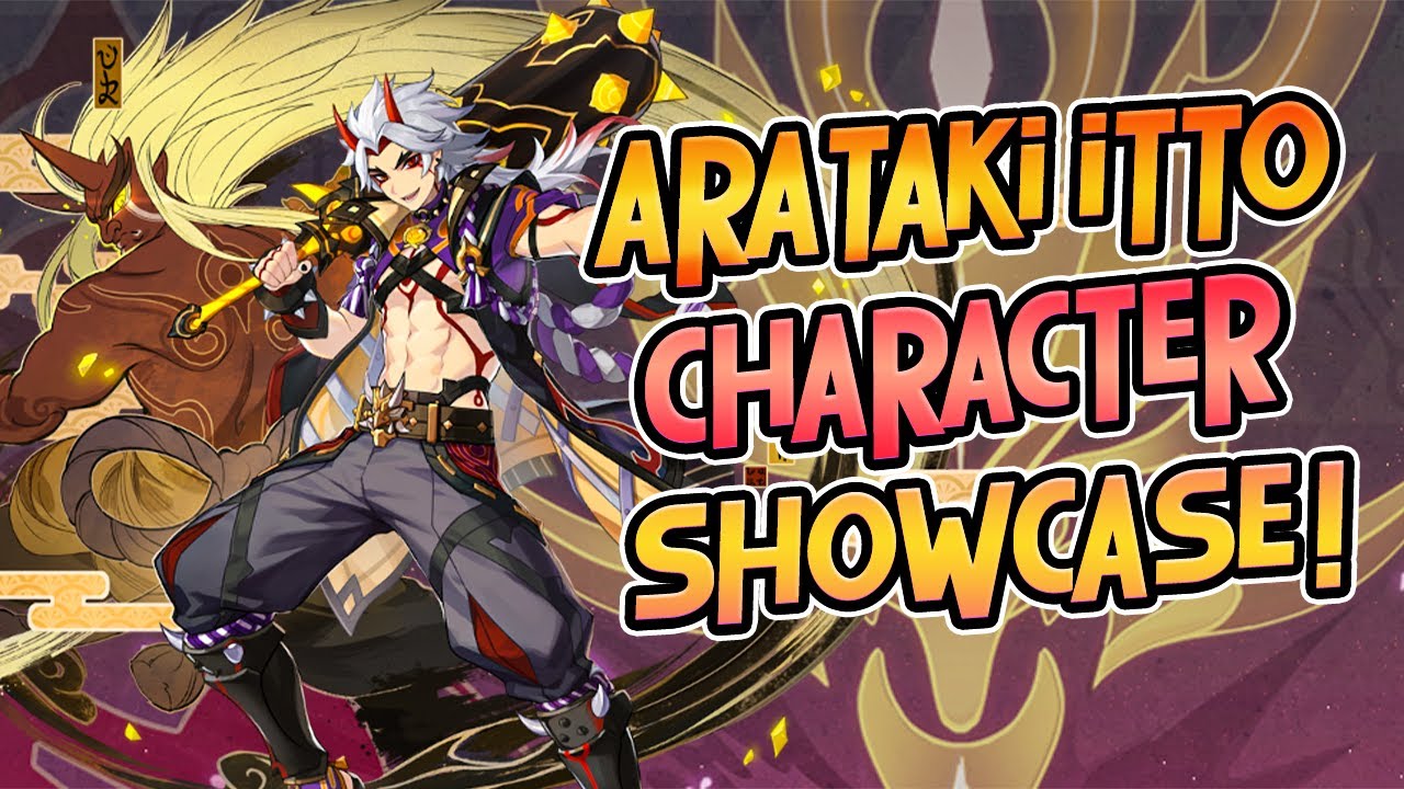 Arataki Itto Elemental Skill/Burst Animation Showcase | Genshin Impact 2.3 Leaks