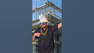 It’s pretty normal 😂😂😂💀 #scaffolding #construction #work #oilfield #refinery #scaffold