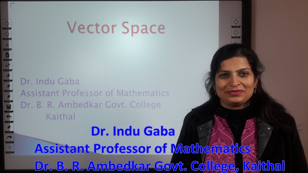 Vector Space: Linear & Direct Sum in Hindi under E-Learning Program