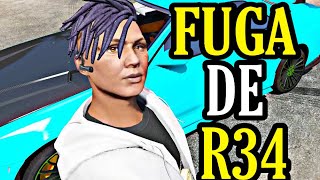 CONNOR DANDO FUGA DE R34 [RAPIDO] | LOUD CORINGA JOGANDO GTA RP