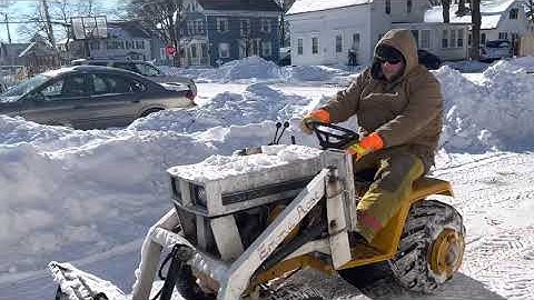 #shorts.  Cub Cadet 149 cleaning up after a storm