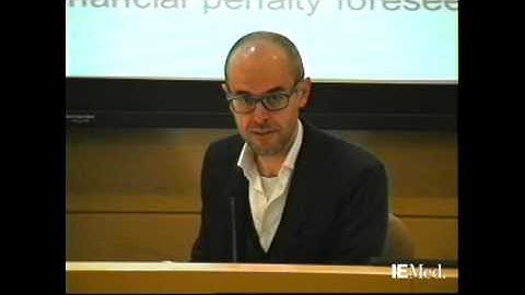 #AulaMed "Challenges of migration policies and EU borders in the Mediterranean" - Sergio Carrera