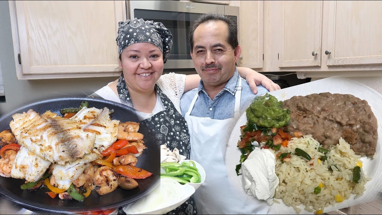 Fajitas del Mar estilo Angelo🔴 YouTube
