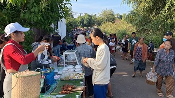 ตลาดเช้าบ้านนาเจริญ #ปลาน้ำโขง #อาหารพื้นบ้านตามฤดูกาล #หน้าหนาวปีนี้ อ.เขมราฐ อุบลฯ