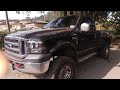 F250 4x4 bruta cortando Barro e Lama.