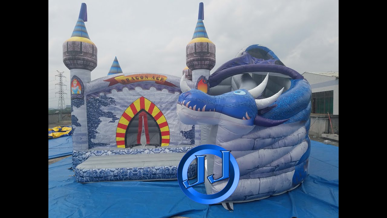 Dragon Inflatable Bouncy Slide