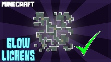 MINECRAFT | How to Get GLOW LICHENS! 1.17