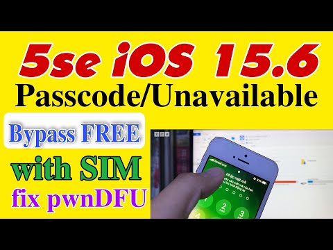 [Windows] Bypass Passcode with Signal | 5SE iOS 15.6 | Boot run Pwndfu Extremely Fast | #vienthyhG