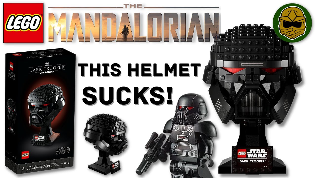 Why Does the LEGO Mandalorian Dark Trooper Helmet Look So Bad??