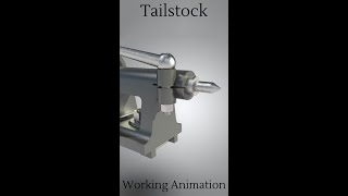 Making the tailstock assembly work in Solidworks #Shorts