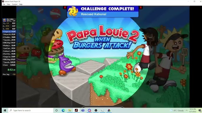 Papa Louie 2: When Burgers Attack [2013] (Flash) - Longplay 