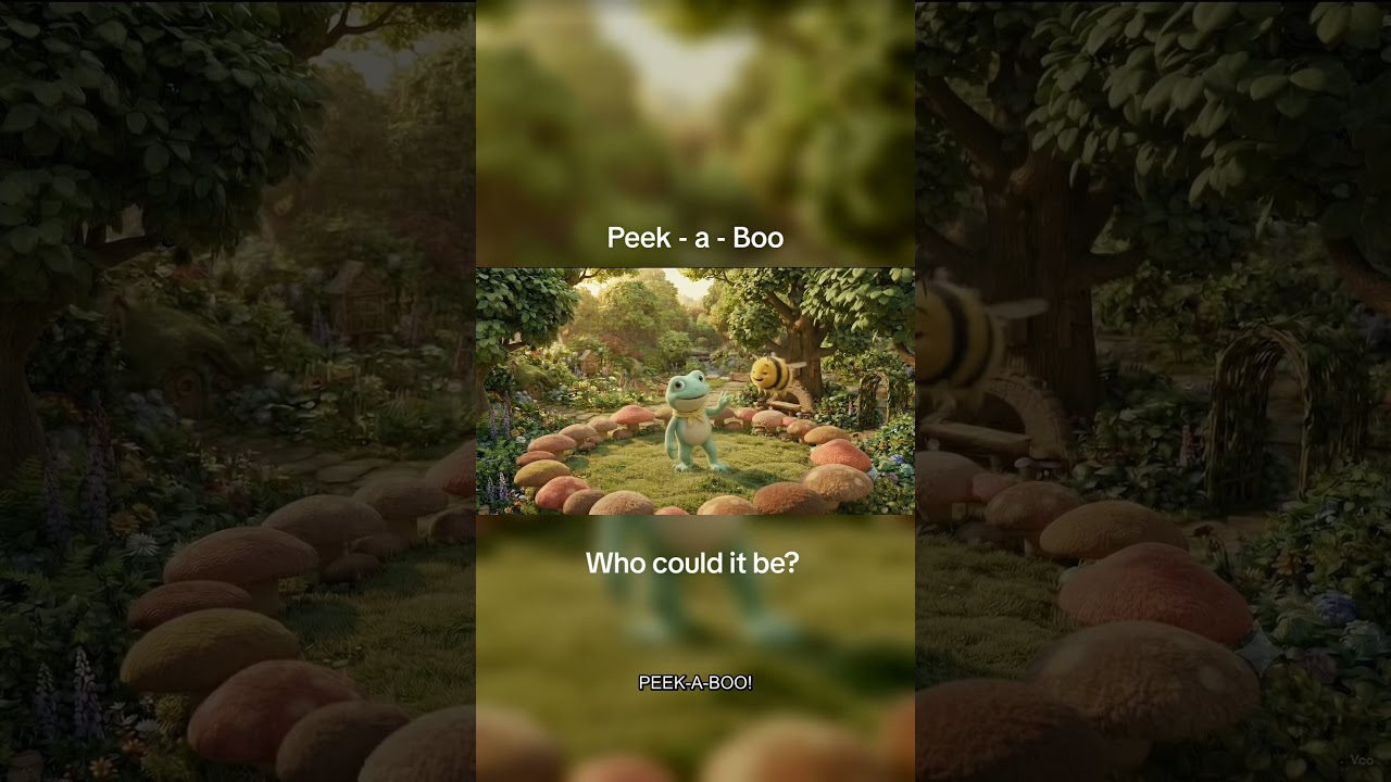 PEEK-A-BOO IN THE GARDEN! 🌿 | Hide & Seek Song for Kids | SÚP Hop & Hum
