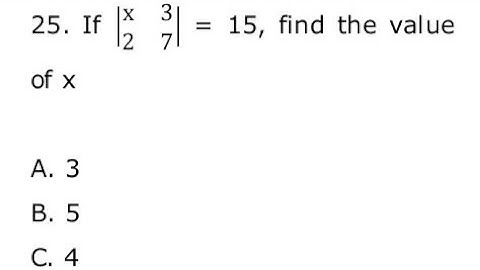 Matrices and Determinant