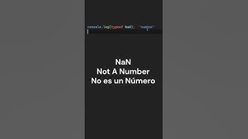 🧮 Tipo de dato de NaN en JavaScript 🤔 #shorts