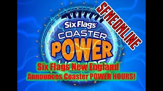 Six Flags New England Coaster POWER HOURS!