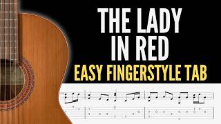 Lady in Red - Easy Fingerstyle Guitar Tab