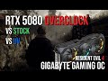 RTX 5080: Overclock (vs Undervolt &amp; Stock) - Resident Evil 4 Benchmark [1440P - RT - Ultra]