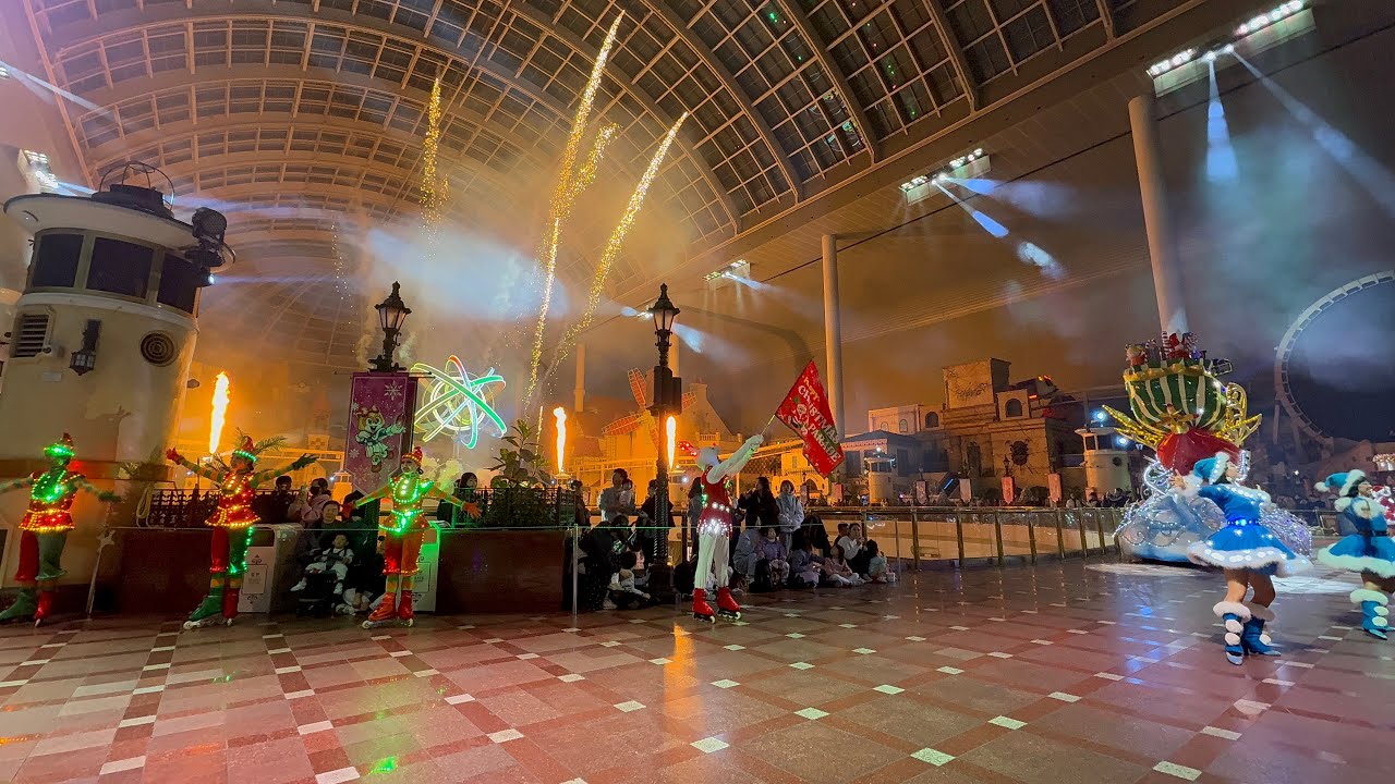 [4K | 야간 Full Ver.] 20251118 롯데월드 해피 크리스마스 퍼레이드 Lotte World Happy Christmas Parade Night Ver.