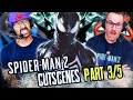 SPIDER-MAN 2 PS5 CUTSCENES Game Movie REACTION!! PART 3 | Black Suit Spider-Man