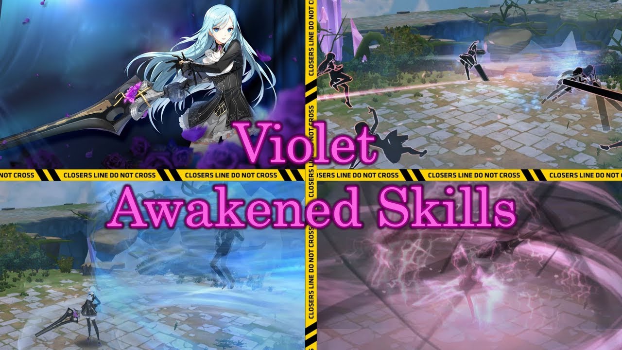 closers violet  New Update  Closers - Violet Awakened Skills