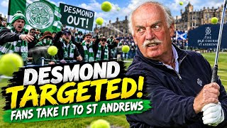 Desmond Embarrassed Infront Of Cronies By Celtic Fans