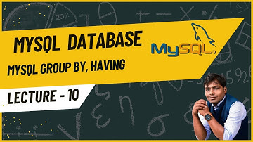 SQL lecture - 10 | Group by, Having | NMD PVT LTD