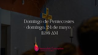 Domingo de Pentecostés - domingo, 24 de mayo  -  11:30 AM