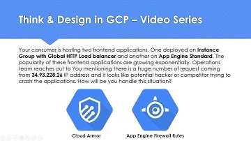 Think & Design in GCP - Cloud Armor, App Engine Firewall Rules | Prevent DOS attack