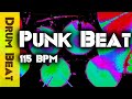 Punk Drum Beat / Backing Track 115 BPM - JimDooley.net