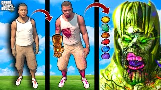 Gta 5 : Franklin Becomes (EVIL ZOMBIE THANOS) in  Gta 5!