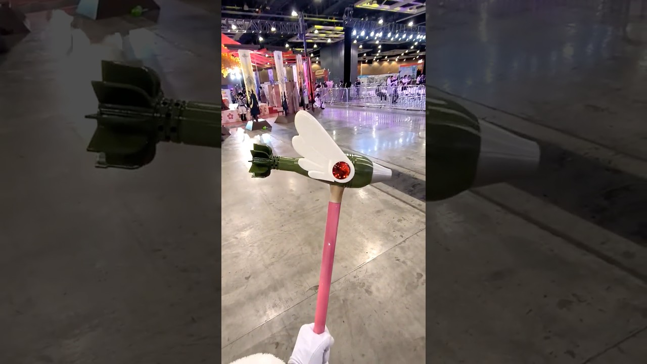 Sakura's Magic Staff⭐ #anime #game #fyp #sakura #cos #cosplay #cosplayer #cosplaygirl #girl
