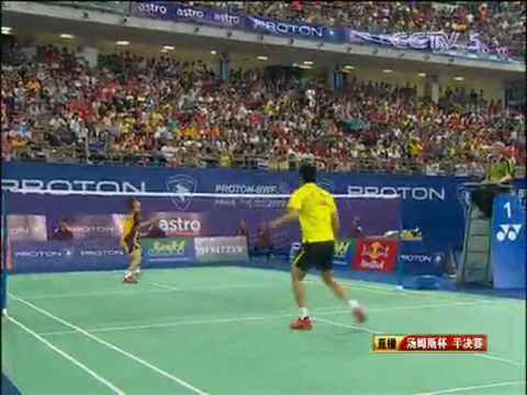 Thomas Cup 2010 Mens Singles Chen Jin vs Wong Choo...