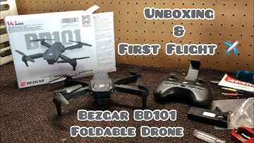Bezgar BD101 1080P Camera Drone - Unboxing & First Flight ✈️