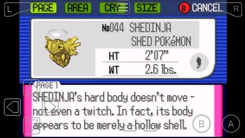 044: How to Evolve Nincada into Shedinja in Pokemon Ruby!
