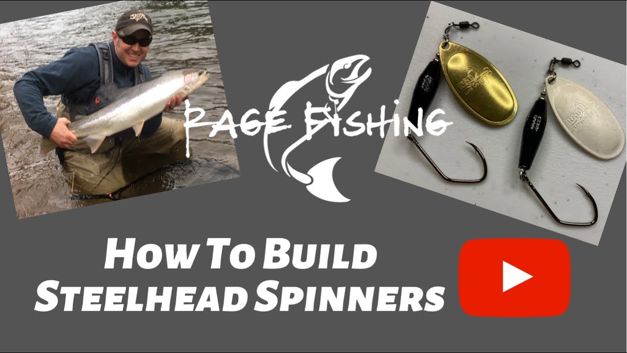 BUILD STEELHEAD SPINNERS! How to make steelhead spinners for fishing