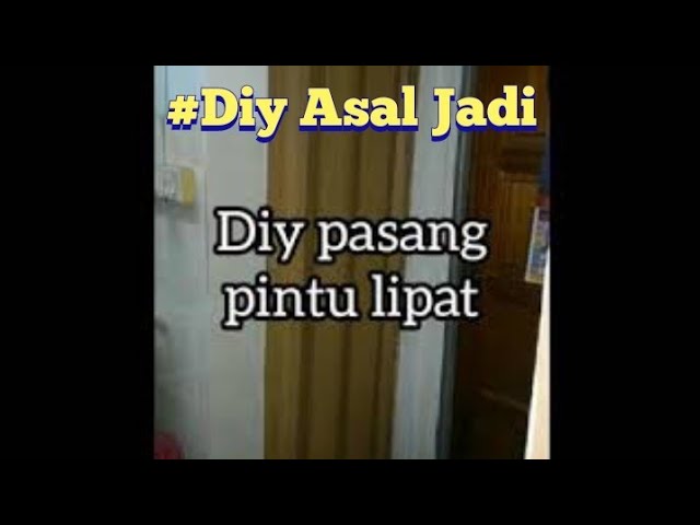 Diy Pasang Pintu Pvc Lipat Untuk Bilik Air Dan Tandas Youtube