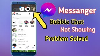 How to messanger chat head on / bubble chat not showing problem solved || screenshot 2