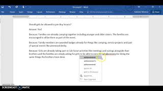 Organizing Persuasive Essay