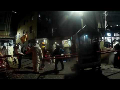 106台南鹽水蜂炮14晚，北門路炮城 2