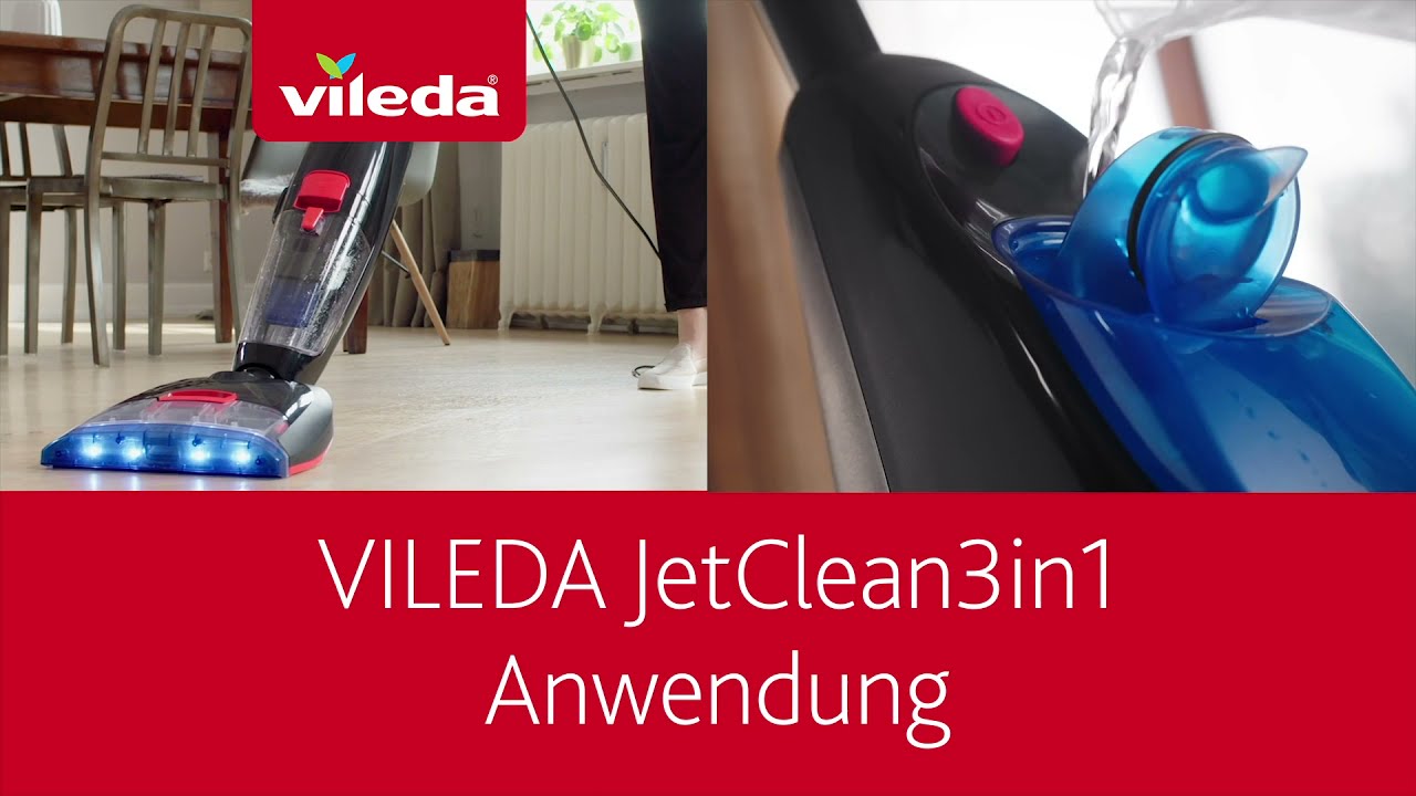 Vileda JetClean 3in1 | Anwendung | Vileda Deutschland - YouTube