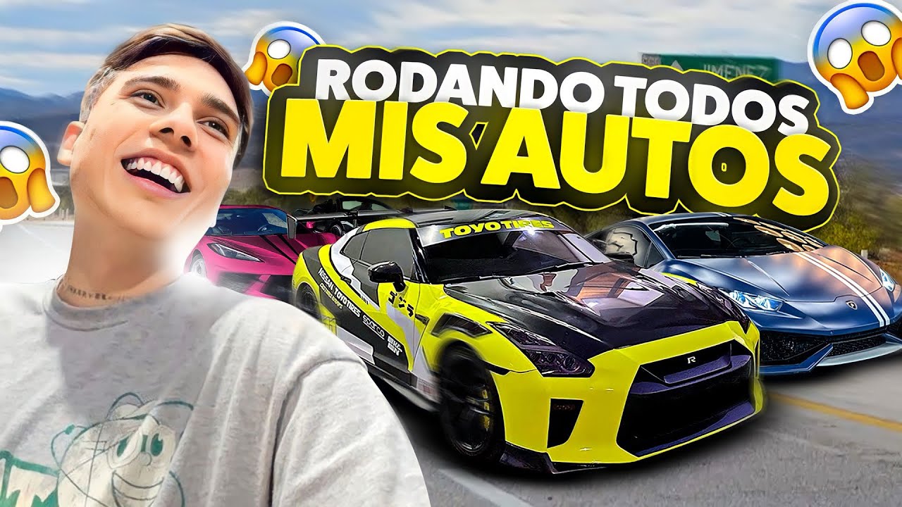HICIMOS UNA RODADA CON TODOS MIS AUTOS JUNTOS😱 | ManuelRivera11