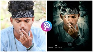 Picsart smoking photo edit & cigarette smoke photo editing screenshot 2