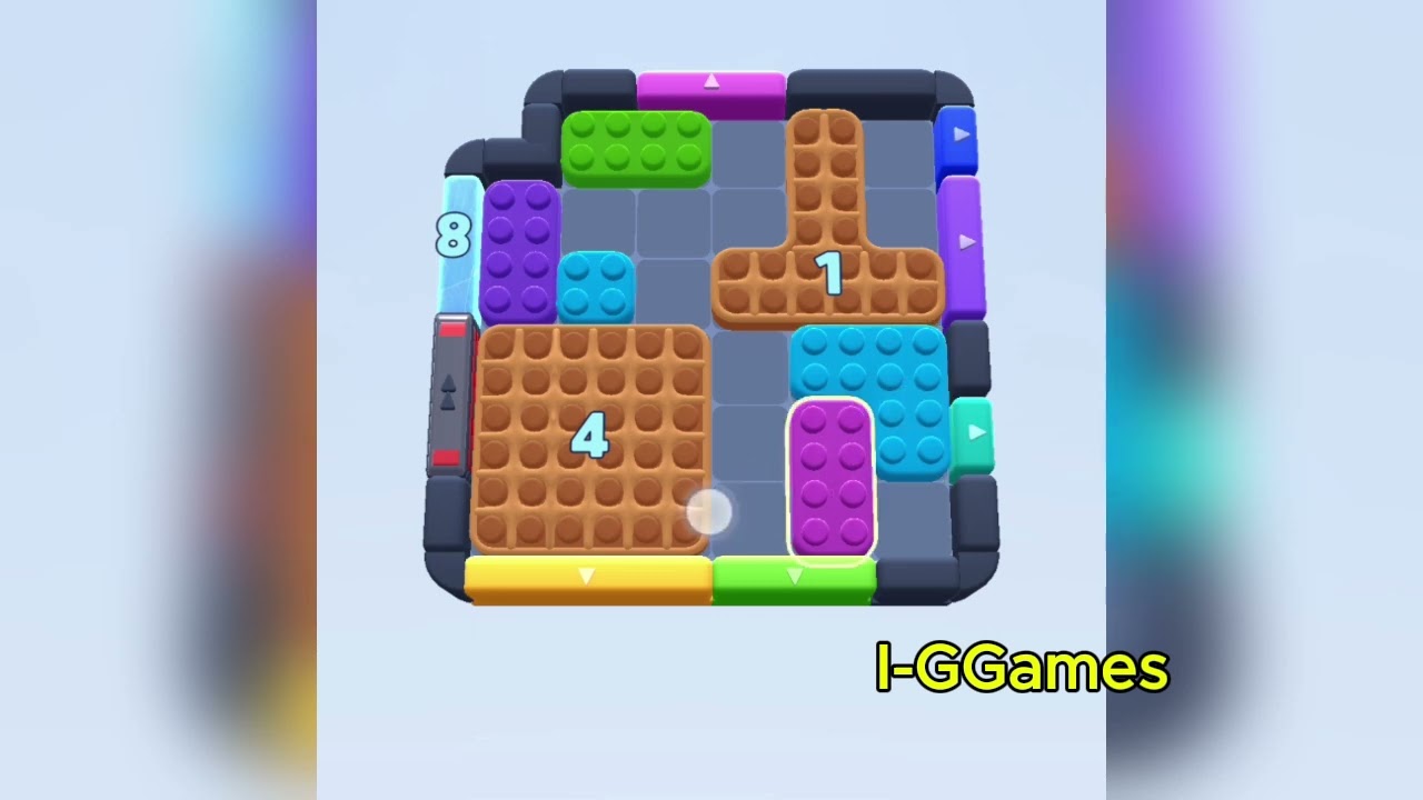ぽこむらページ（11/10） Color Block Jam Level 875 - YouTube